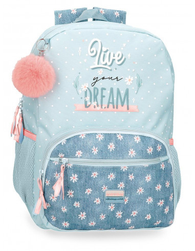 37624D1 ADAPT. BACKPACK 40CM. LIVE YOUR DREAMS